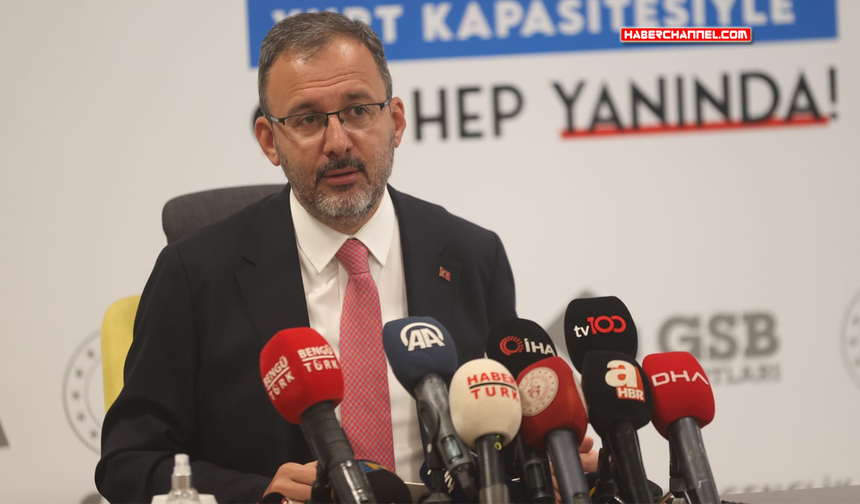 Bakan Kasapoğlu: "Bakanlığımız yurtlarına 415 bin 305 gencimiz başvuru yaptı"