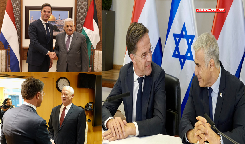 Hollanda Başbakanı Mark Rutte'nin İsrail ve Filistin temasları...