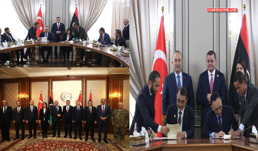 Bakan Çavuşoğlu, Libya Ulusal Birlik Hükümeti Başbakanı Dibeybe ile görüştü