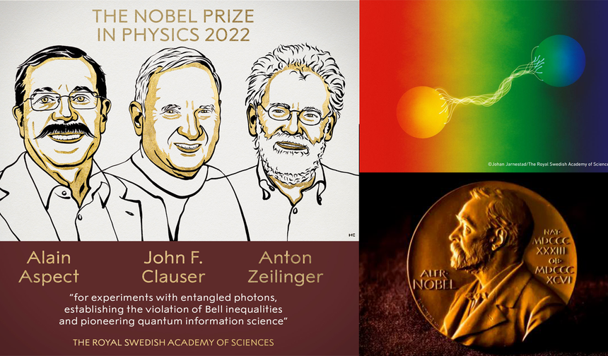 2022 Nobel Fizik Ödülü, üç bilim insanına verildi!