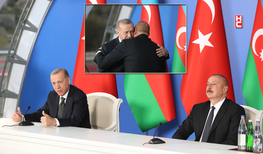 Erdoğan ile Aliyev ortak basın toplantı düzenledi...