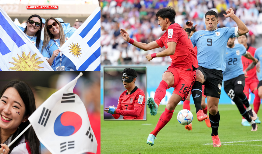 2022 Dünya Kupası: Uruguay ile Güney Kore berabere kaldı