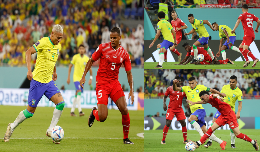2022 Dünya Kupası: Brezilya, İsviçre'yi tek golle geçti