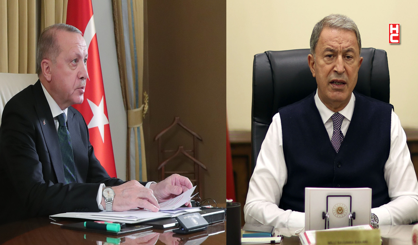 Cumhurbaşkanı Erdoğan, Bakan Akar'dan harekat hakkında bilgi aldı...