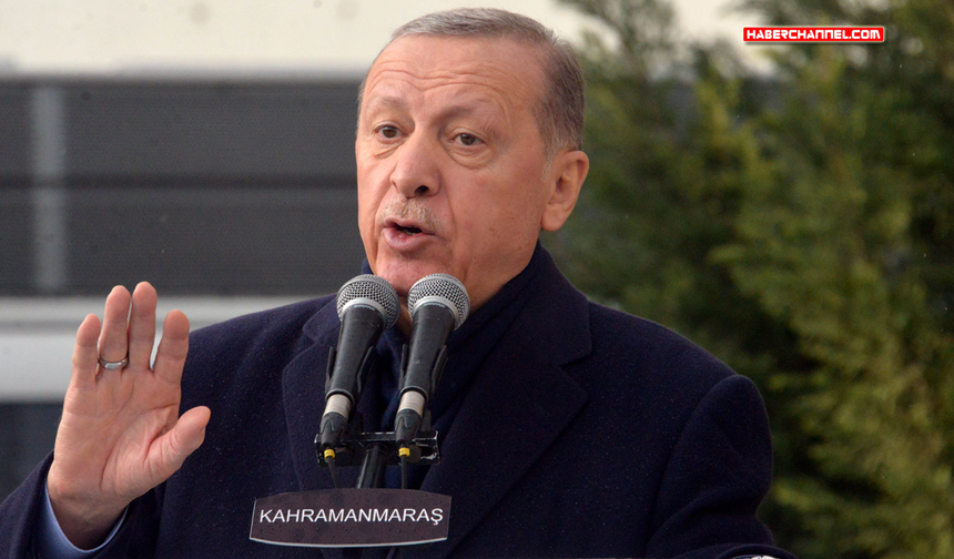 Erdoğan: "Depremin izlerini silip, 1 yılda toplam 650 bin konutu tamamlayacağız"