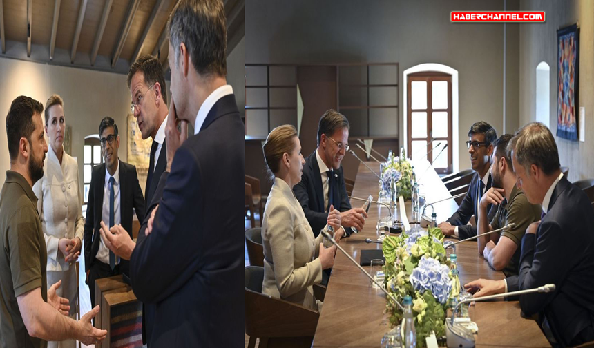 Zelenski, Moldova'da Avrupa ülkelerinin liderleriyle görüştü