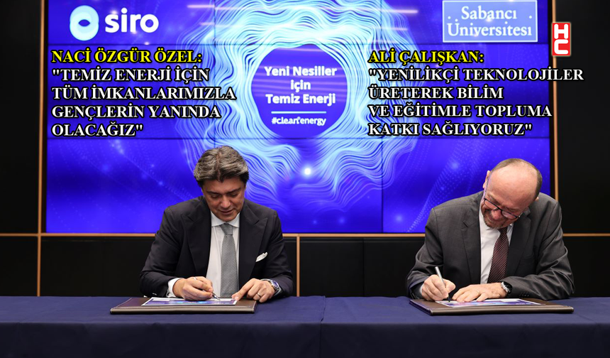 Siro ve Sabancı Üniversitesi, batarya ekosistemi için insan kaynağını birlikte yetiştirecek...