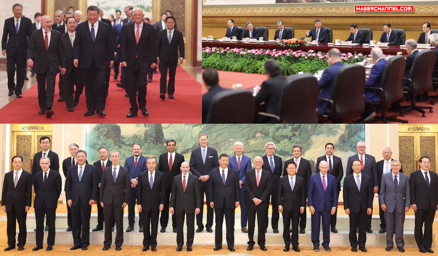 Çin Devlet Başkanı Cinping, ABD’li iş insanlarını Pekin’de ağırladı