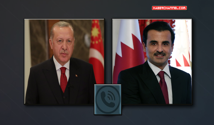 Cumhurbaşkanı Erdoğan, Katar Emiri Al Sani ile telefonda görüştü....