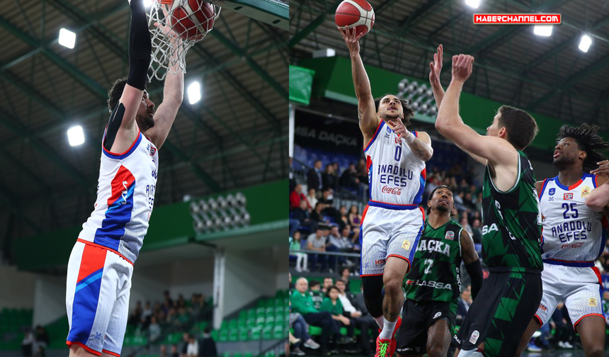 Anadolu Efes, Basketbol Süper Ligi’nde normal sezonu lider tamamladı...
