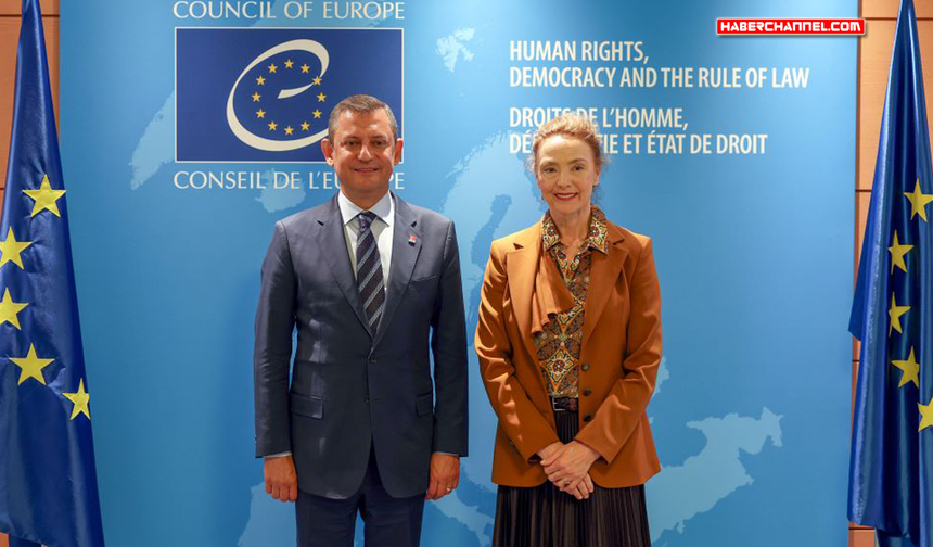 CHP Genel Başkanı Özgür Özel, Strazburg’da temaslarda bulundu