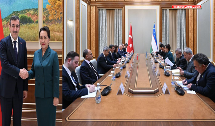 Cumhurbaşkanı Yardımcısı Yılmaz, Özbekistan Senatosu Başkanı Narbayeva ile görüştü