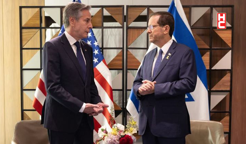 Antony Blinken, İsrail Cumhurbaşkanı Yitzak Herzog ile görüştü