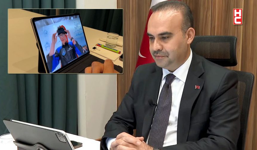 Teknoloji Bakanı Kacır, ikinci astronot Tuva Cihangir Atasever ile görüştü