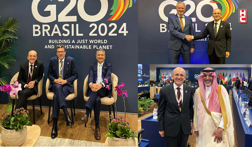 Bakan Mehmet Şimşek, G20 Brasil 2024'te konuştu