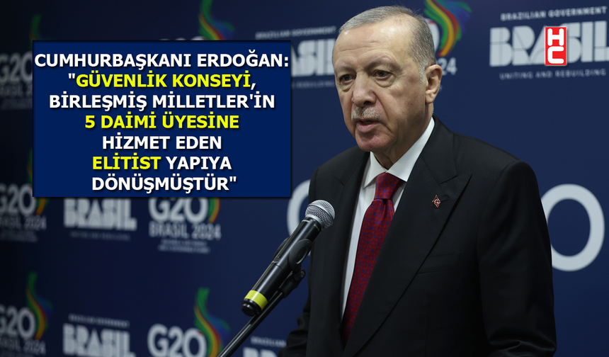 G20 Brasil: Cumhurbaşkanı Erdoğan, G20 Liderler Zirvesi'nin ardından basın toplantısı düzenledi