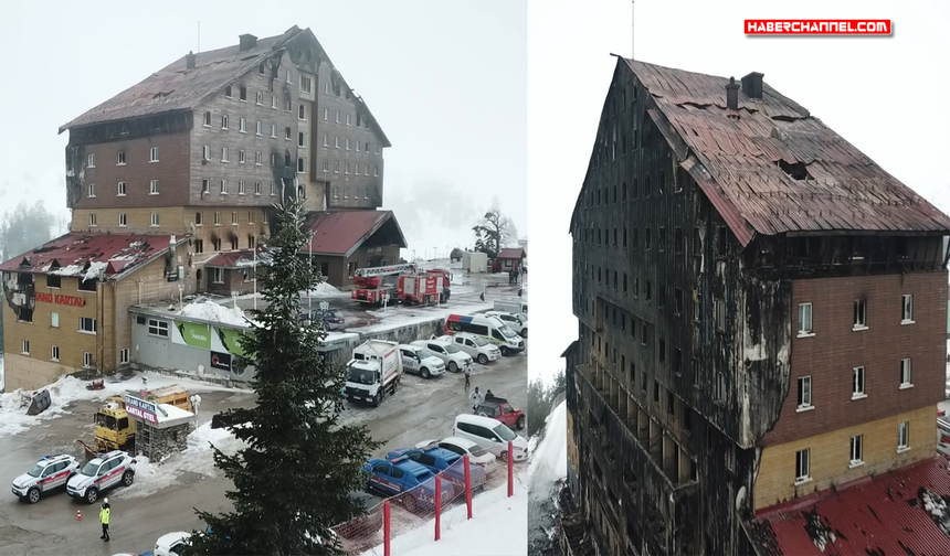 Kartalkaya'da 76 kişinin hayatını kaybettiği otelde AFAD çalışmaları sona erdi...