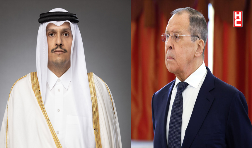 Katar Dışişleri Bakanı Al Sani, Rus mevkidaşı Lavrov ile telefonda görüştü