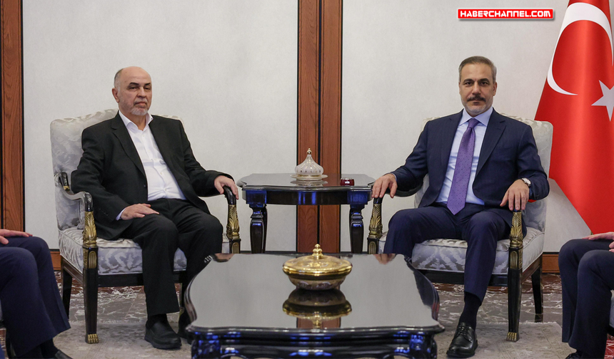 Bakan Hakan Fidan, Hamas Liderlik Konseyi Başkanı Derviş ile görüştü