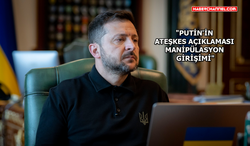 Ukrayna Devlet Başkanı Zelenskiy'den 'ateşkes' açıklaması