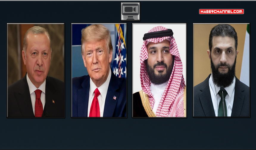 Cumhurbaşkanı Erdoğan, Trump, Muhammed bin Selman ve Şara çevrim içi toplantıda bir araya geldi