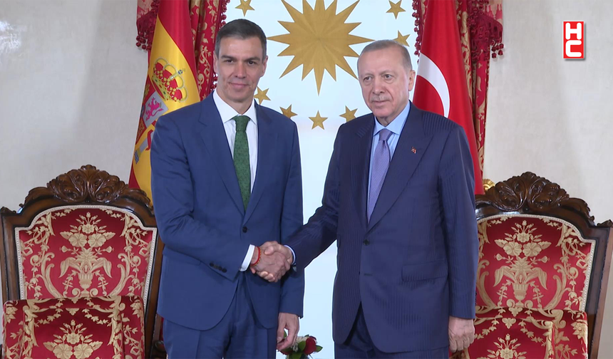 Cumhurbaşkanı Erdoğan, İspanya Başbakanı Pedro Sanchez ile İstanbul'da görüştü