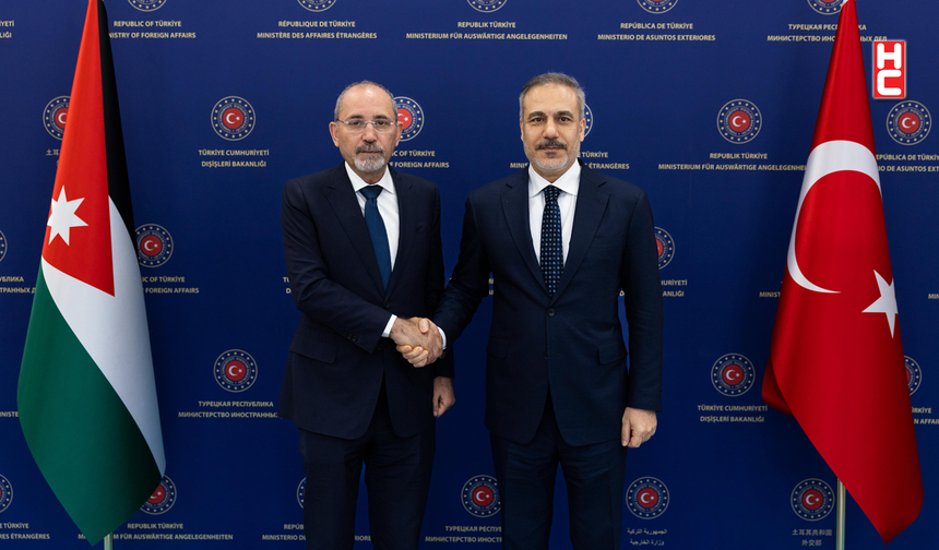 Bakan Hakan Fidan, Ürdünlü mevkidaşı Eymen es-Safedi ile görüştü