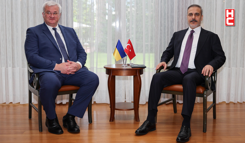Bakan Hakan Fidan, Ukraynalı mevkidaşı Andriy Sibi ile bir araya geldi
