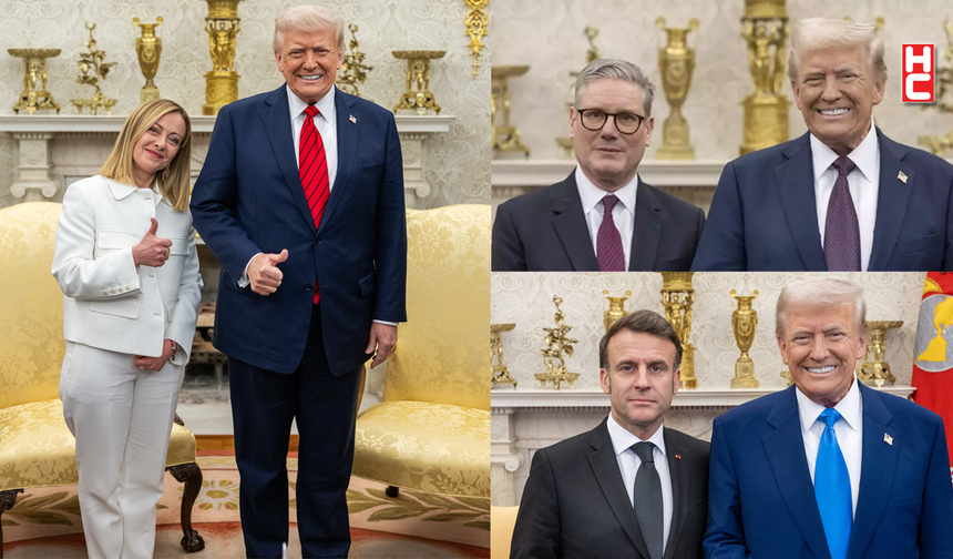 Meloni, Starmer, Macron ve Merz, Trump ile görüştü