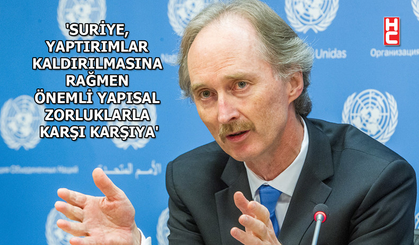 BM Suriye Özel Temsilcisi Geir Pedersen'den 'Suriye' açıklaması