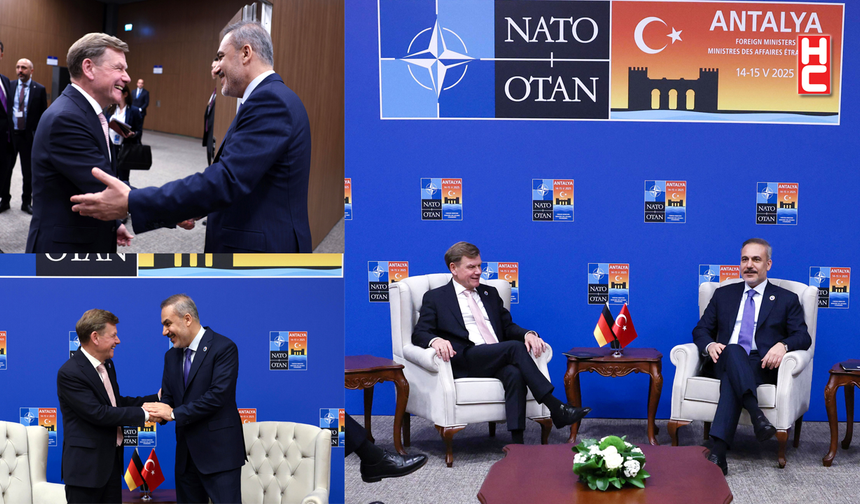 Bakan Hakan Fidan, Almanya Dışişleri Bakanı Johann Wadephul ile görüştü