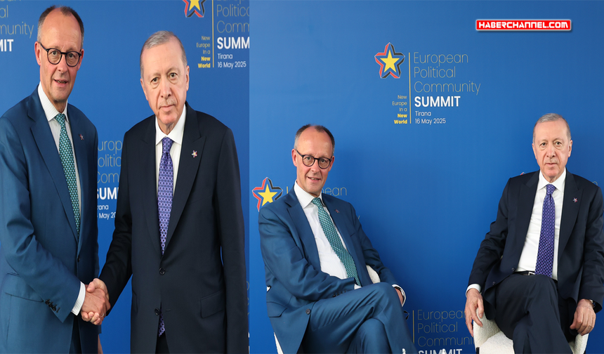 Cumhurbaşkanı Erdoğan, Almanya Başbakanı Friedrich Merz ile görüştü