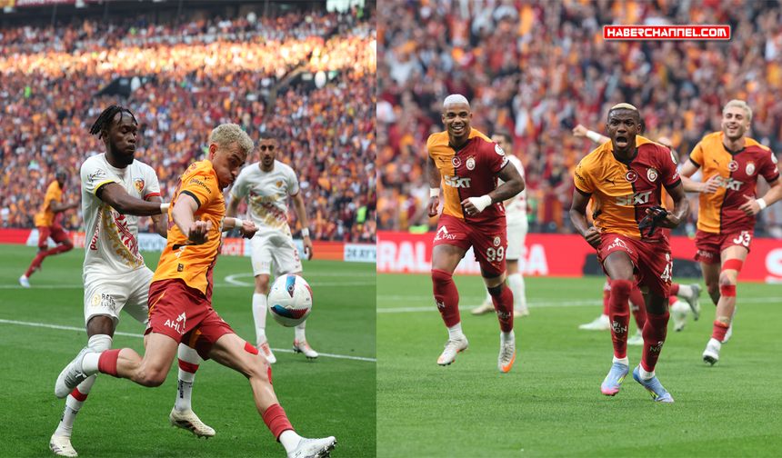 Süper Lig’de şampiyon: "Galatasaray"