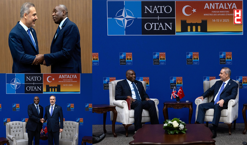 Bakan Hakan Fidan, Antalya'da İngiliz mevkidaşı David Lammy ile görüştü