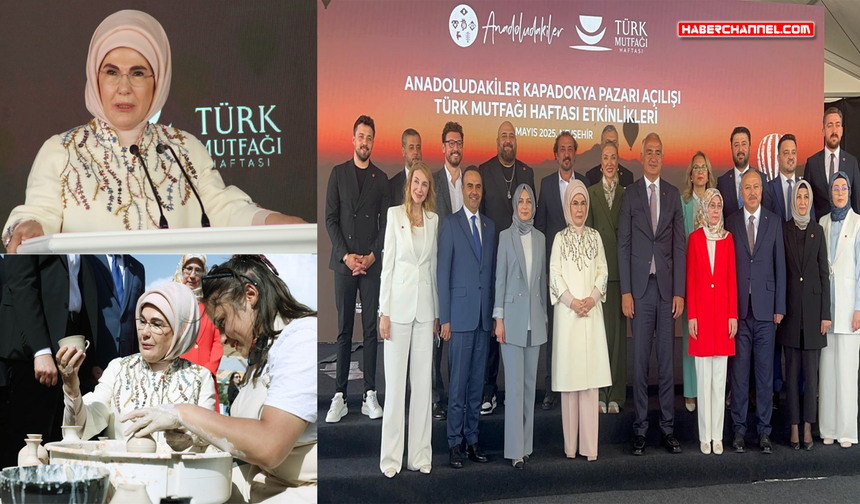 Emine Erdoğan: "Türk mutfağı, dünya için halihazırda güçlü bir cazibe merkezidir"