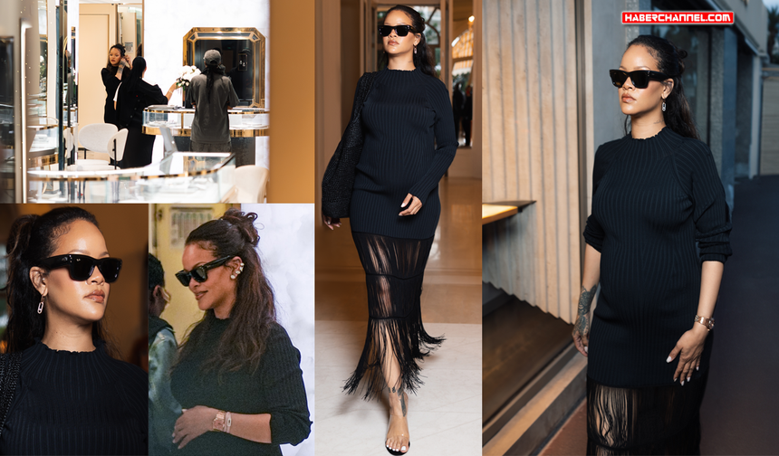 Rihanna, Cannes'daki Messika butiğine ziyarette bulundu