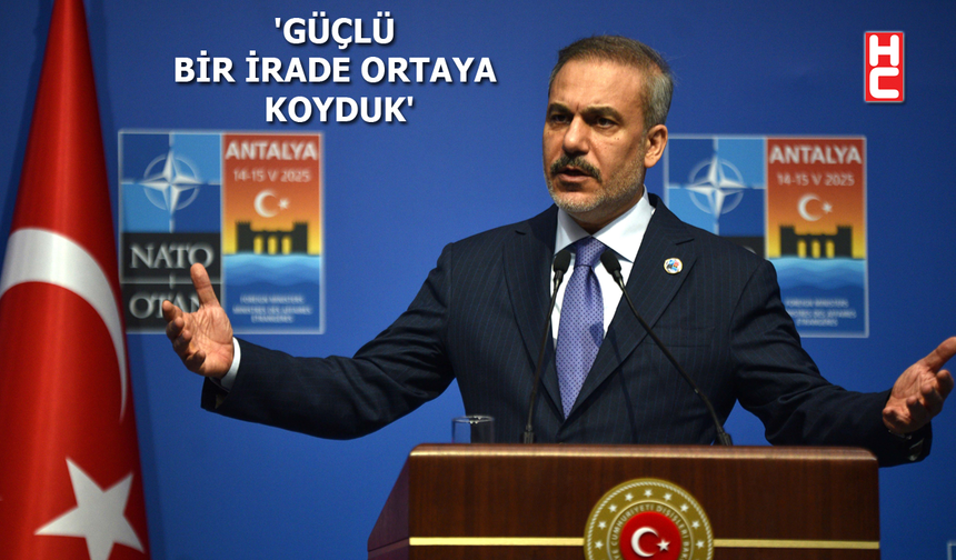 Bakan Hakan Fidan, 'NATO Dışişleri Bakanları Gayriresmi Toplantısı'nın kapanış konuşmasını yaptı