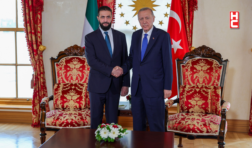 Cumhurbaşkanı Erdoğan, Suriye Devlet Başkanı Ahmed Şara ile görüştü...
