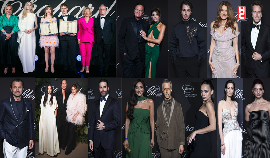 2025 Trophée Chopard Ödül Töreninden göz alıcı görünümler