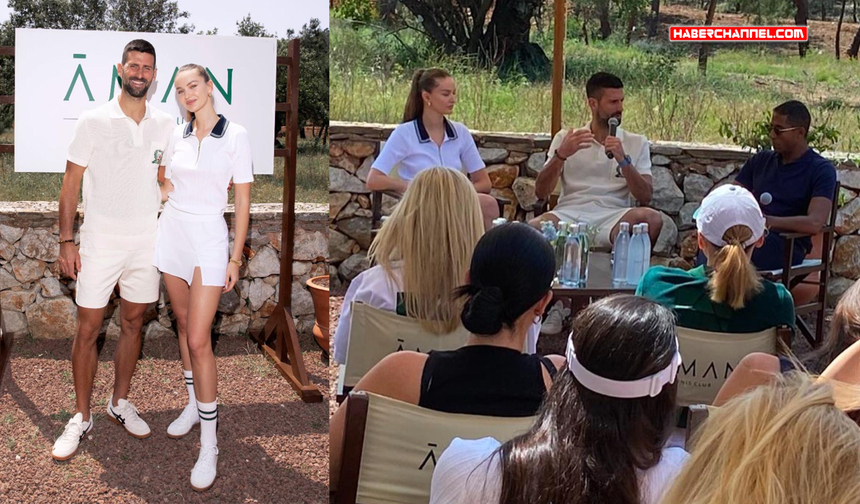 Dünyaca ünlü tenisçi Novak Djokovic Bodrum'a geldi