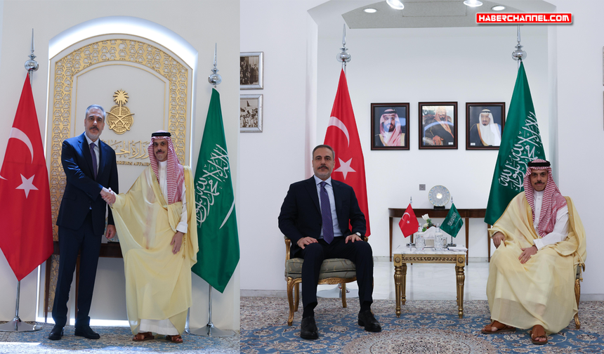 Bakan Hakan Fidan, Suudi Arabistan Dışişleri Bakanı bin Ferhan ile bir araya geldi