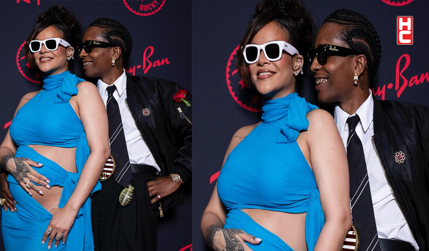 Rihanna, Messika ile Ray-Ban & Asap Rocky After-Party'sine katıldı
