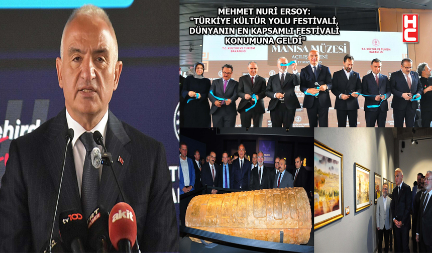 Bakan Mehmet Nuri Ersoy, Manisa Müzesi'nin açılışına katıldı