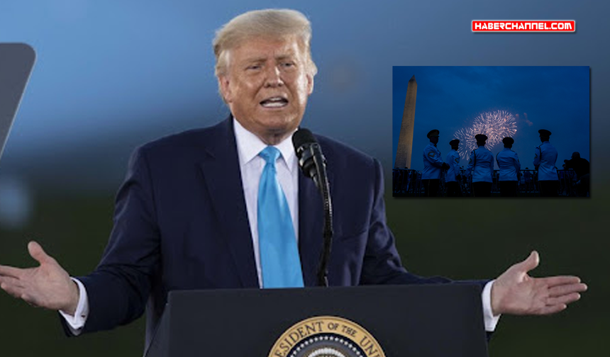Donald Trump, Washington'daki askeri geçit törenine katıldı