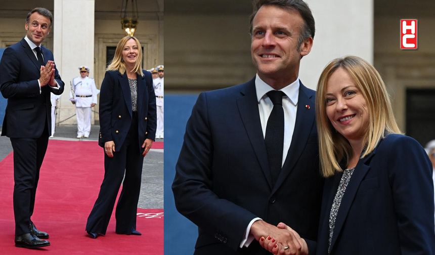 Meloni ve Macron, Roma'da bir araya geldi