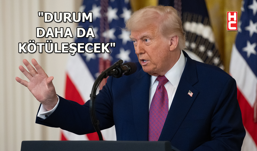 ABD Başkanı Donald Trump: 'İran'a anlaşma şansı verdik'