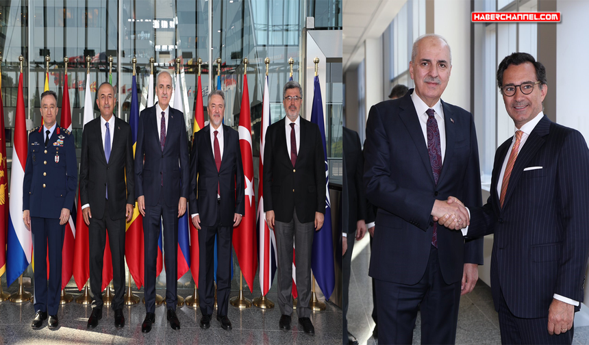 TBMM Başkanı Numan Kurtulmuş, Türkiye’nin NATO Daimi Temsilciliği’ni ziyaret etti