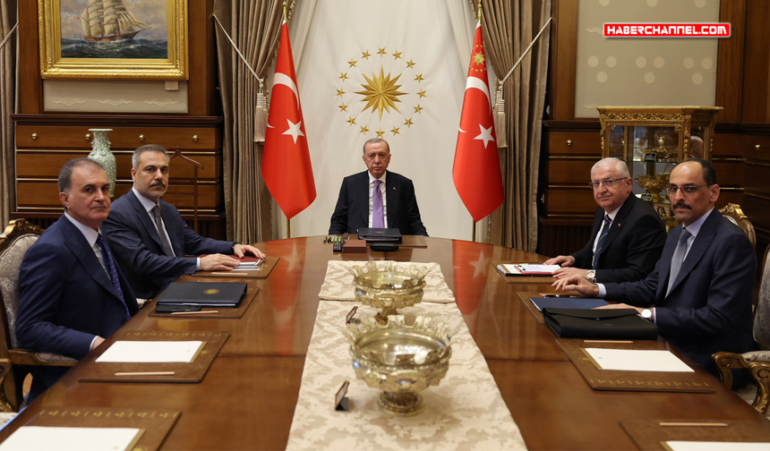 Cumhurbaşkanı Erdoğan başkanlığında 'güvenlik' toplantısı...