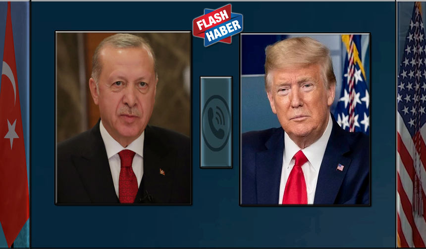 Son Dakika: Cumhurbaşkanı Erdoğan, ABD Başkanı Donald Trump ile görüştü