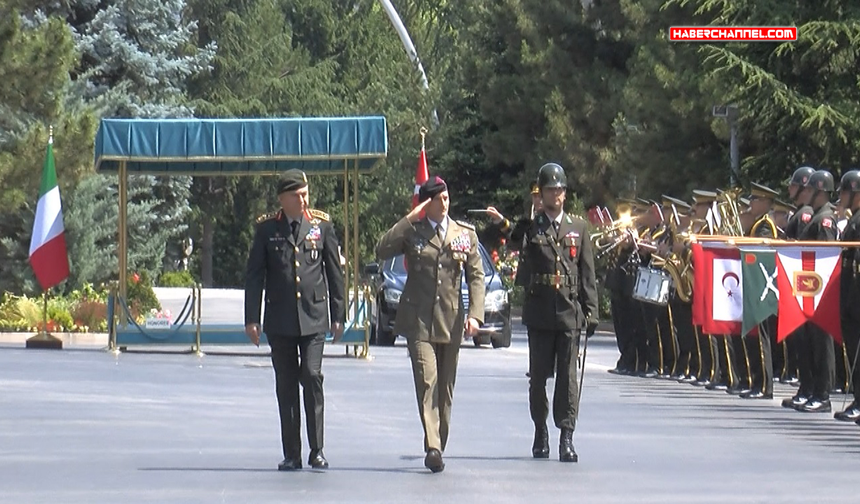 Genelkurmay Başkanı Orgeneral Metin Gürak, İtalyan mevkidaşı Luciano Portolano ile görüştü